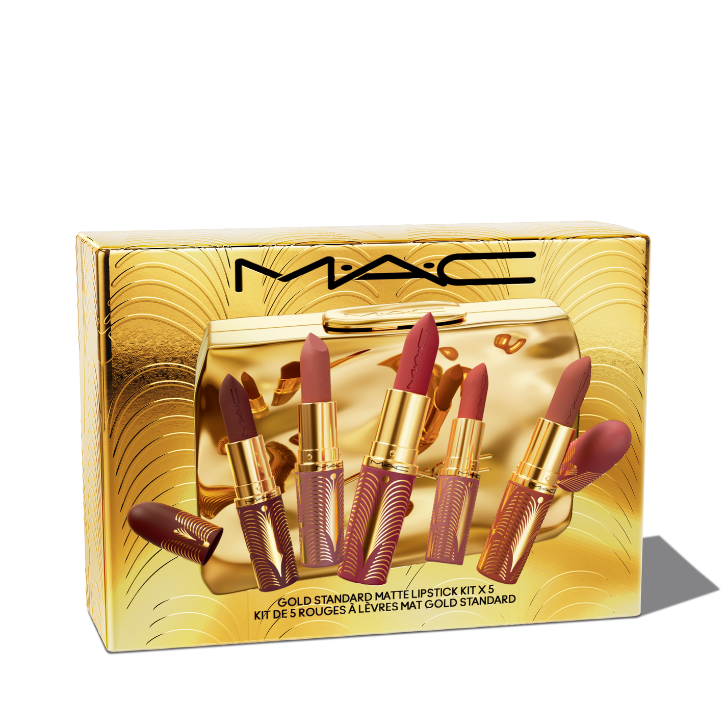 MAC ゴールドスタンダード マット リップスティック キット 試してみた】M・A・C ゴールド スタンダードマット リップ