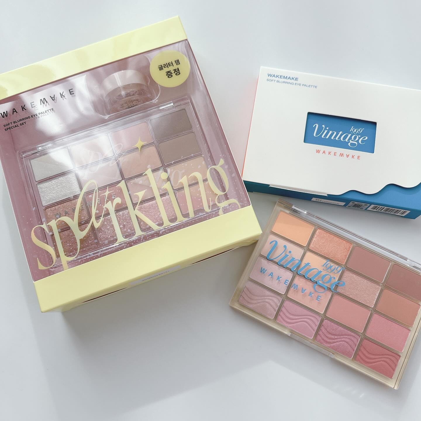 ソフトブラーリングアイパレット/wakemake/アイシャドウパレットを使ったクチコミ（1枚目）