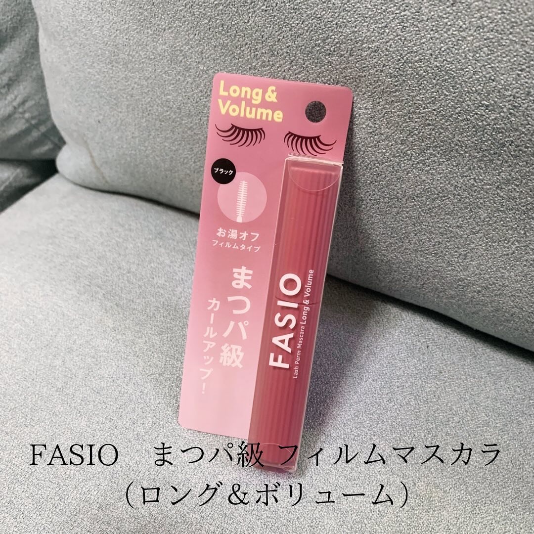 パーマネントカール マスカラ F（ボリューム） 01 ブラック/FASIO/マスカラを使ったクチコミ（1枚目）