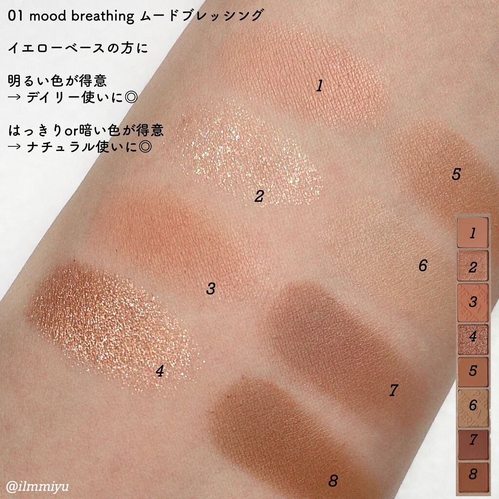 オール テイク ムード パレット(24AD)/PERIPERA/アイシャドウパレットを使ったクチコミ（3枚目）
