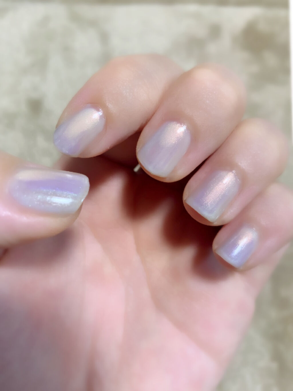 エクセル ネイルポリッシュ N NL27 ミルクアラモード/excel/マニキュアを使ったクチコミ（1枚目）