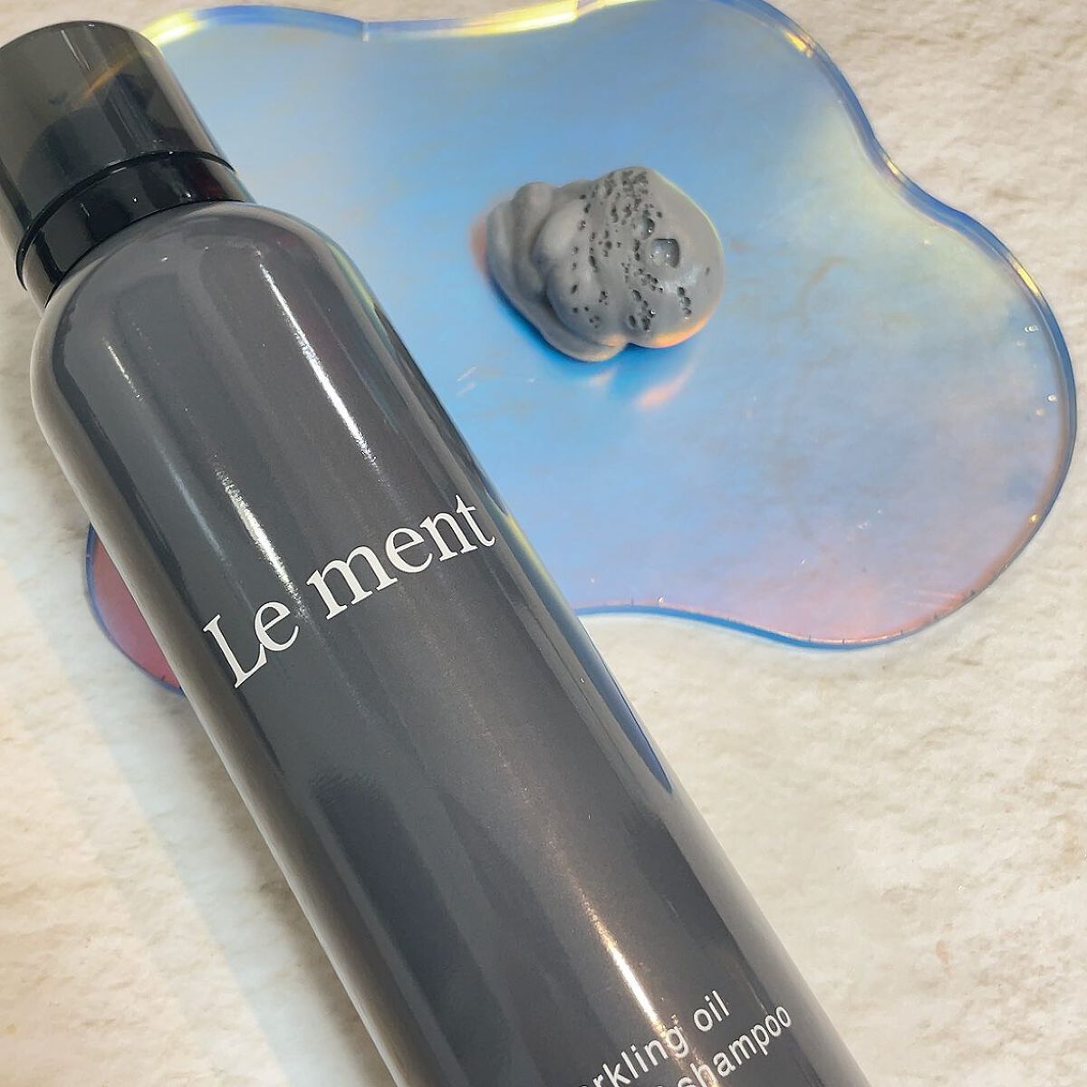 スパークリングオイル クレンジング＆シャンプー ブラック /Le ment/市販シャンプーを使ったクチコミ（2枚目）