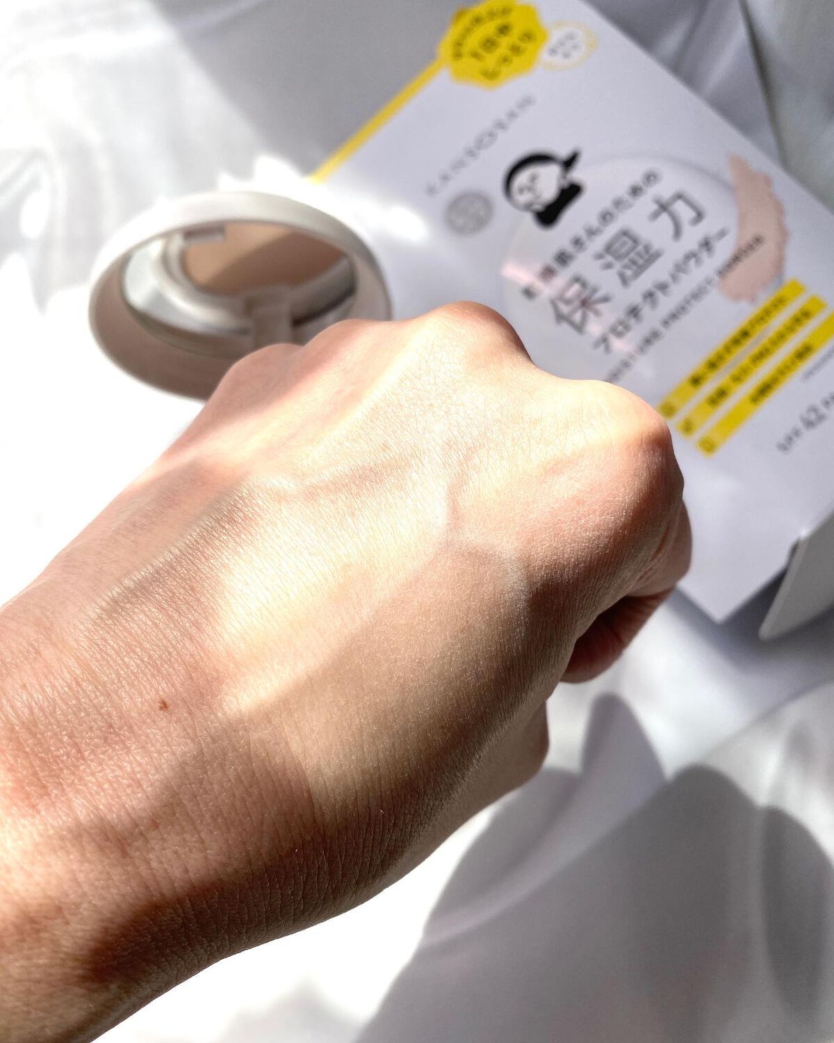 乾燥さん 保湿力プロテクトパウダー/乾燥さん/プレストパウダーを使ったクチコミ(5枚目)