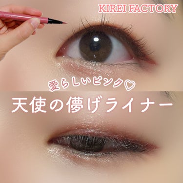 キレイファクトリー リキッドアイライナー/KIREI FACTORY/リキッドアイライナーを使ったクチコミ（1枚目）