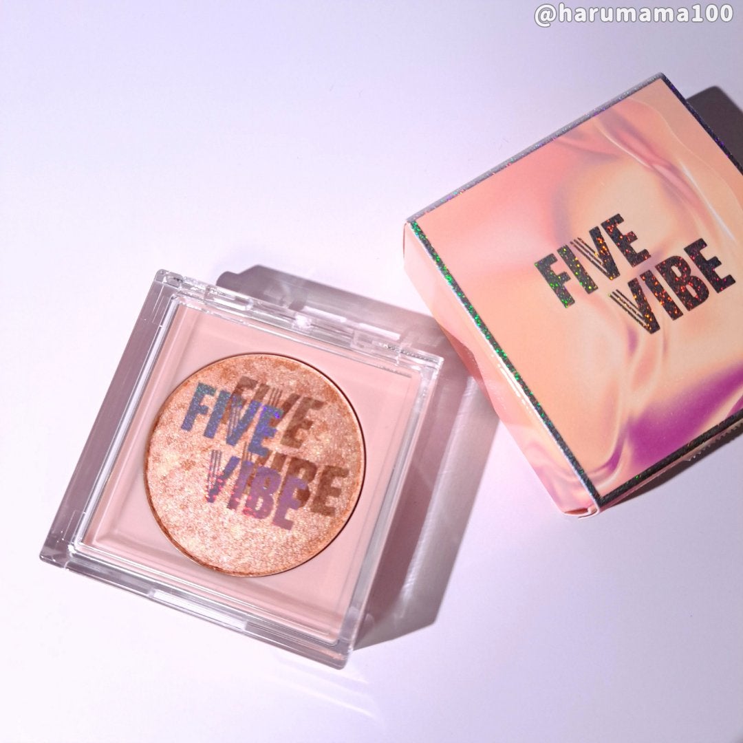 パールライクハイライター/FIVE VIBE/パウダーハイライトを使ったクチコミ(6枚目)