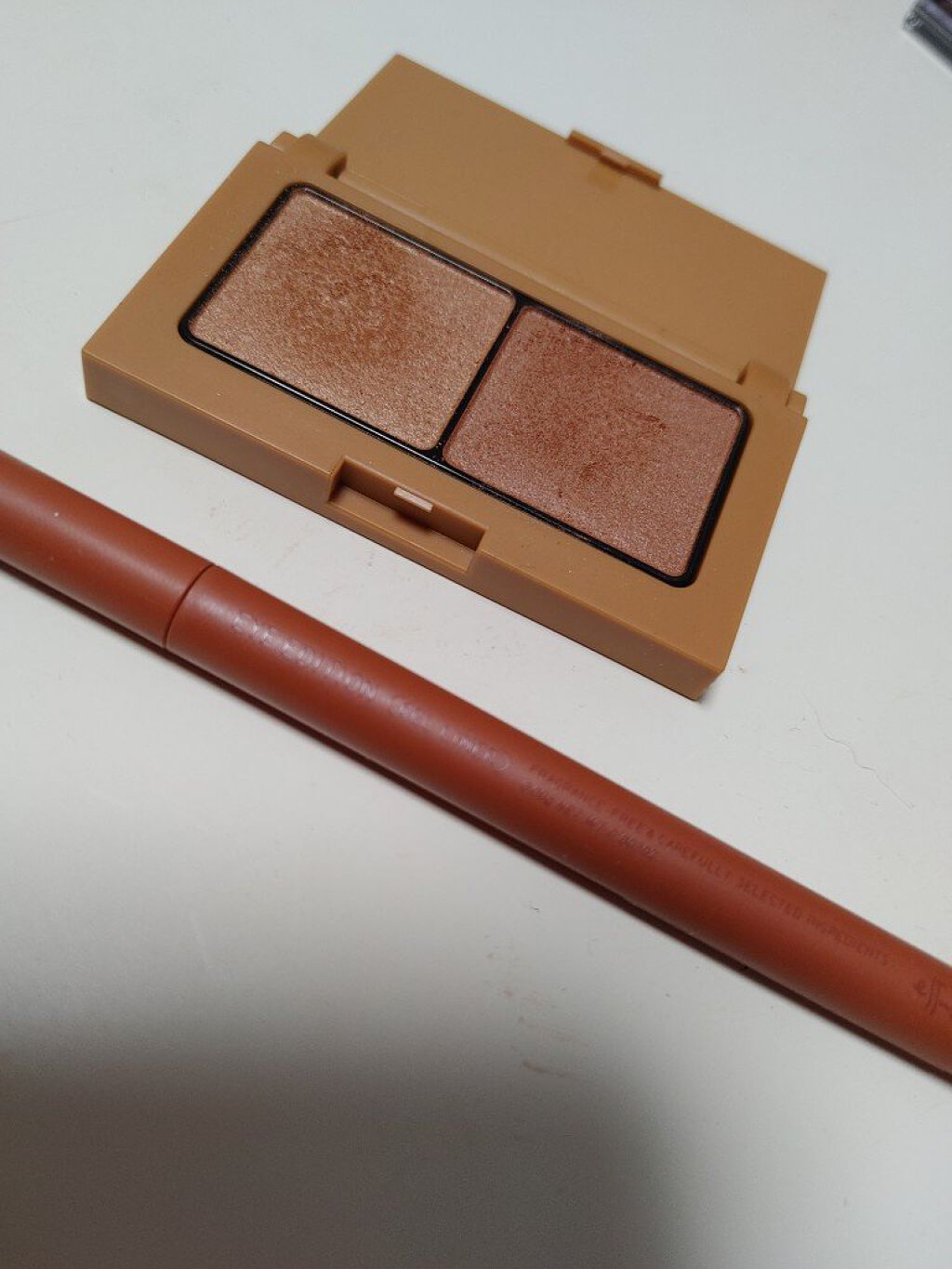 エテュセ ラスティング ジェルライナー 04 オレンジブラウン/ettusais/ジェルアイライナーを使ったクチコミ（1枚目）