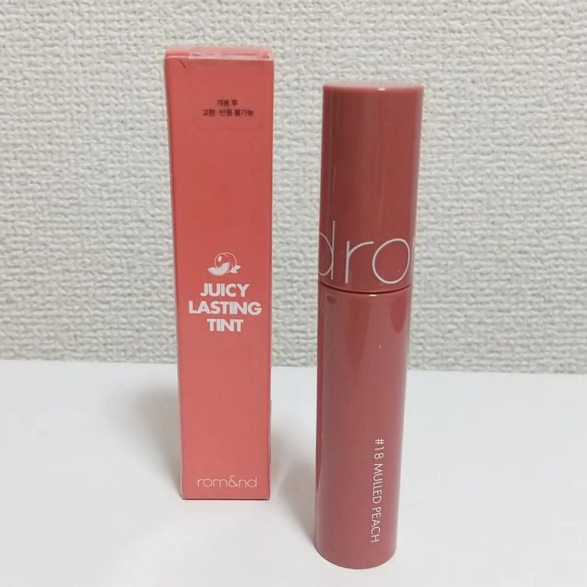 ジューシーラスティングティント/rom&nd/リップティントを使ったクチコミ(1枚目)