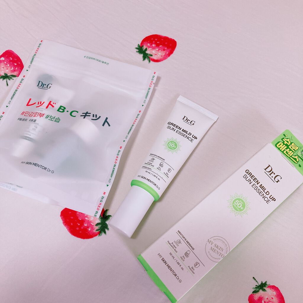 グリーンマイルドアップサンスエッセンス/Dr.G/日焼け止めローションを使ったクチコミ（2枚目）