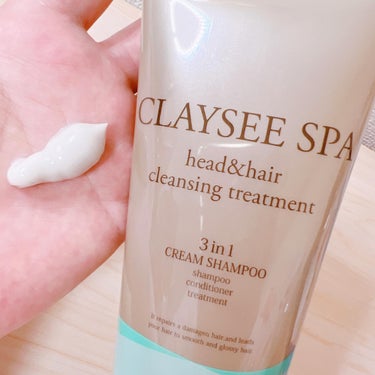 CLAYSEE SPA ヘッド＆ヘアクレンジングトリートメントのクチコミ「🩵優秀クリームシャンプー🩵
提供: @clayseespa
テオドール
クレイシースパ
ヘッド.....」（3枚目）