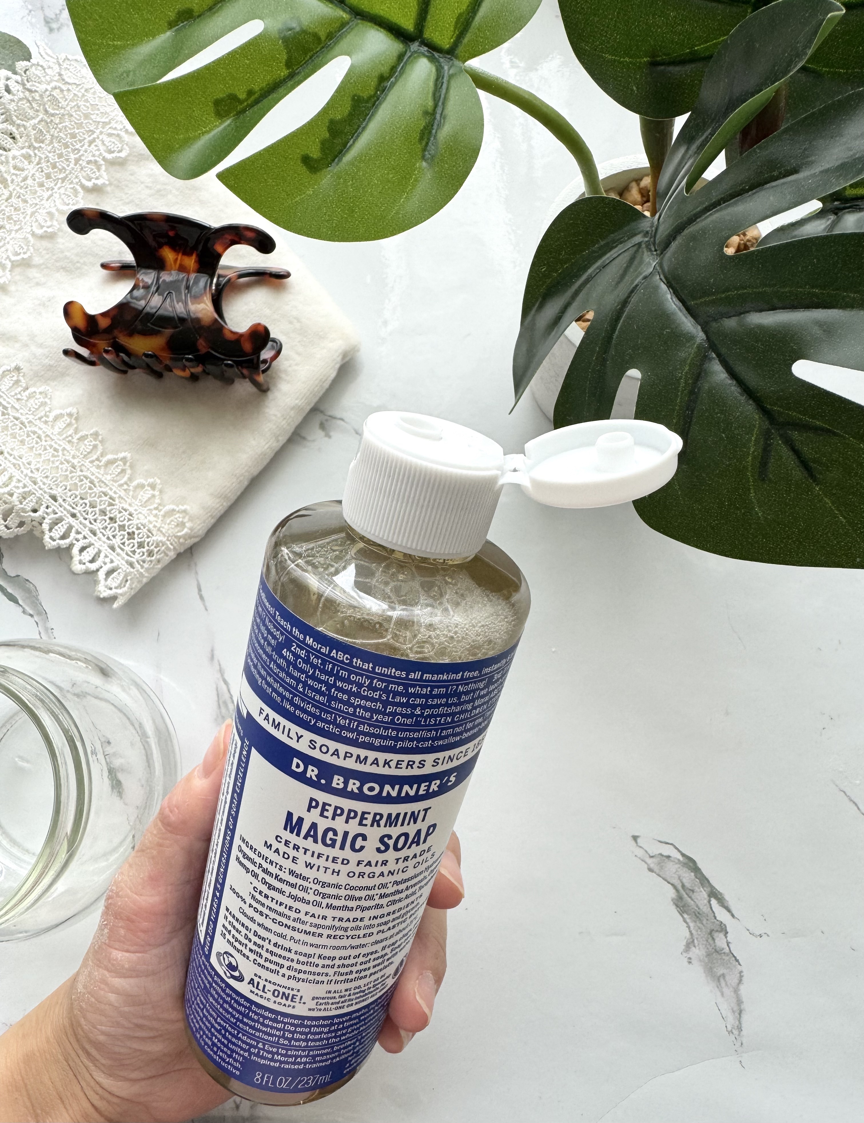 マジックソープ ペパーミント 237ml/ドクターブロナー/ボディソープを使ったクチコミ（3枚目）