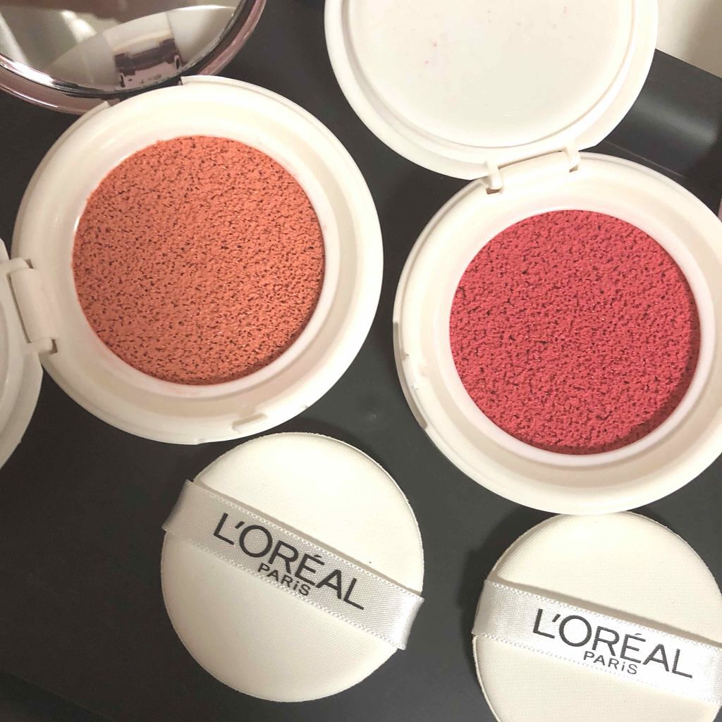 ルーセントマジック クッションブラッシュ/ロレアル パリ/ジェル・クリームチークを使ったクチコミ(1枚目)