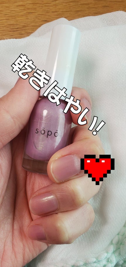 ネイルポリッシュ/sopo/マニキュアを使ったクチコミ(1枚目)