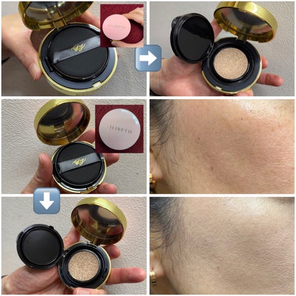 パーフェクティングフィッティング フルカバレッジクッション/LILIBETH/クッションファンデーションを使ったクチコミ(3枚目)