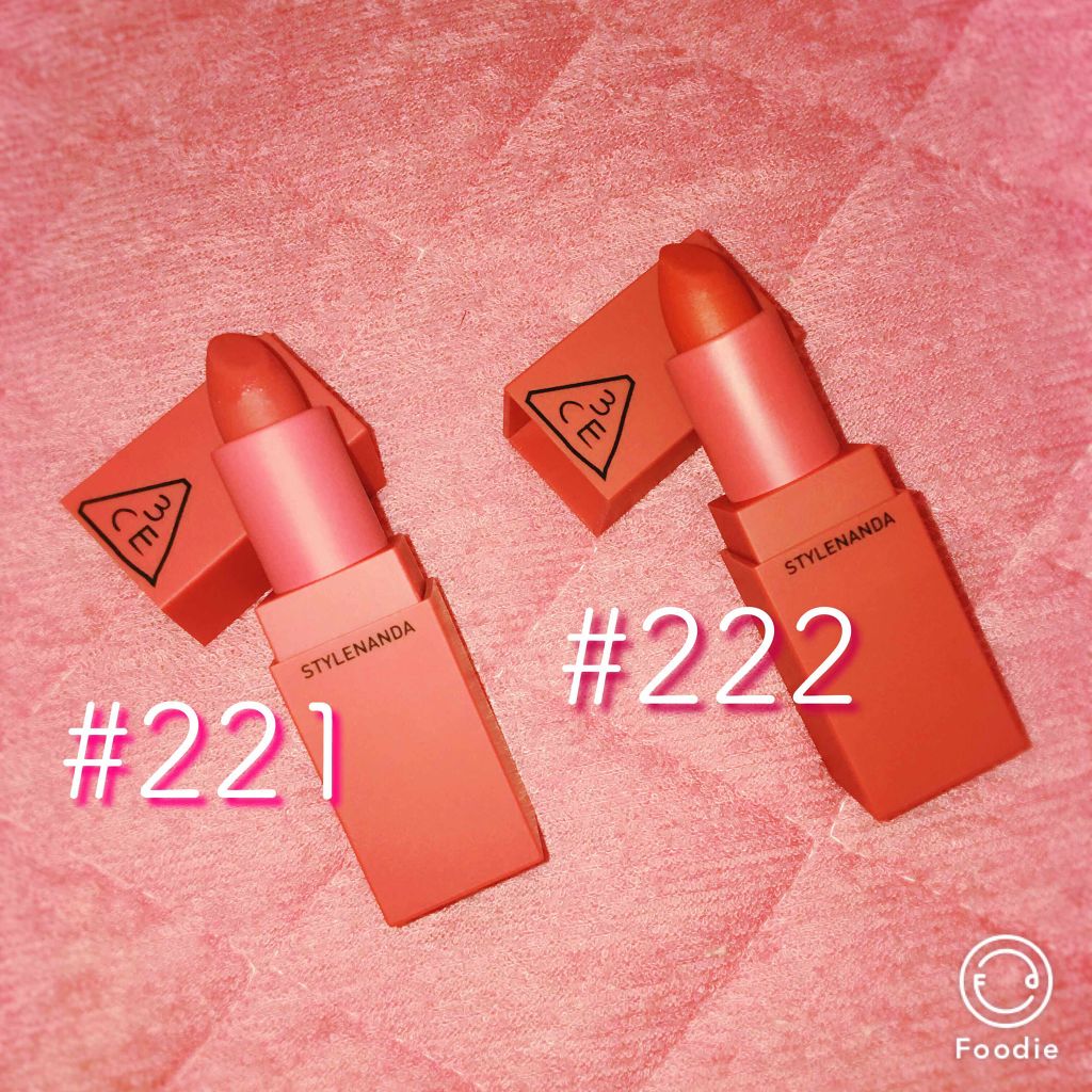 3CE MOOD RECIPE LIP COLOR/3CE/口紅を使ったクチコミ（1枚目）