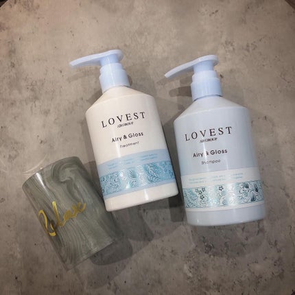 エアリーアンドグロス シャンプー/トリートメント /LOVEST by air Salon Quality Hair Care/市販シャンプーを使ったクチコミ(2枚目)