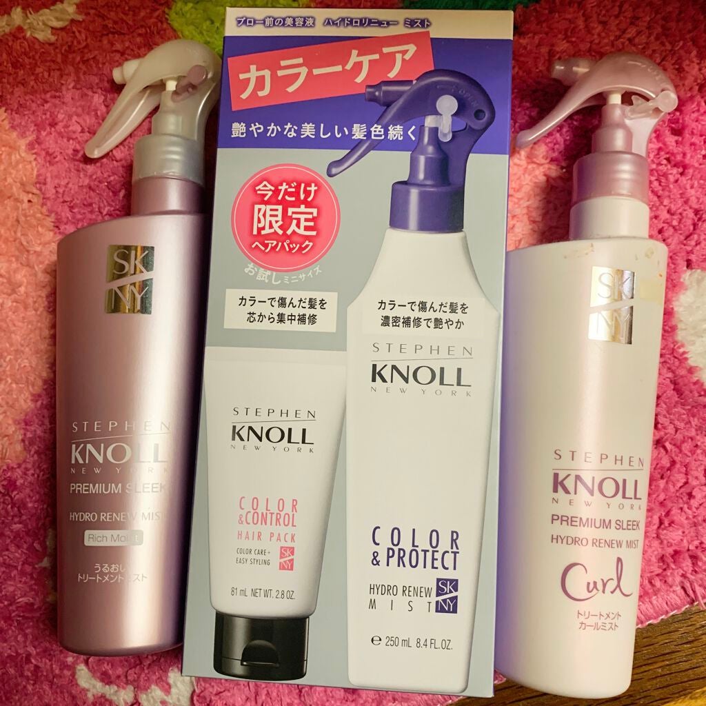 プレミアムスリーク ハイドロリニュー ミスト リッチモイスト(しっとりタイプ)/スティーブンノル ニューヨーク/ヘアミストを使ったクチコミ(1枚目)