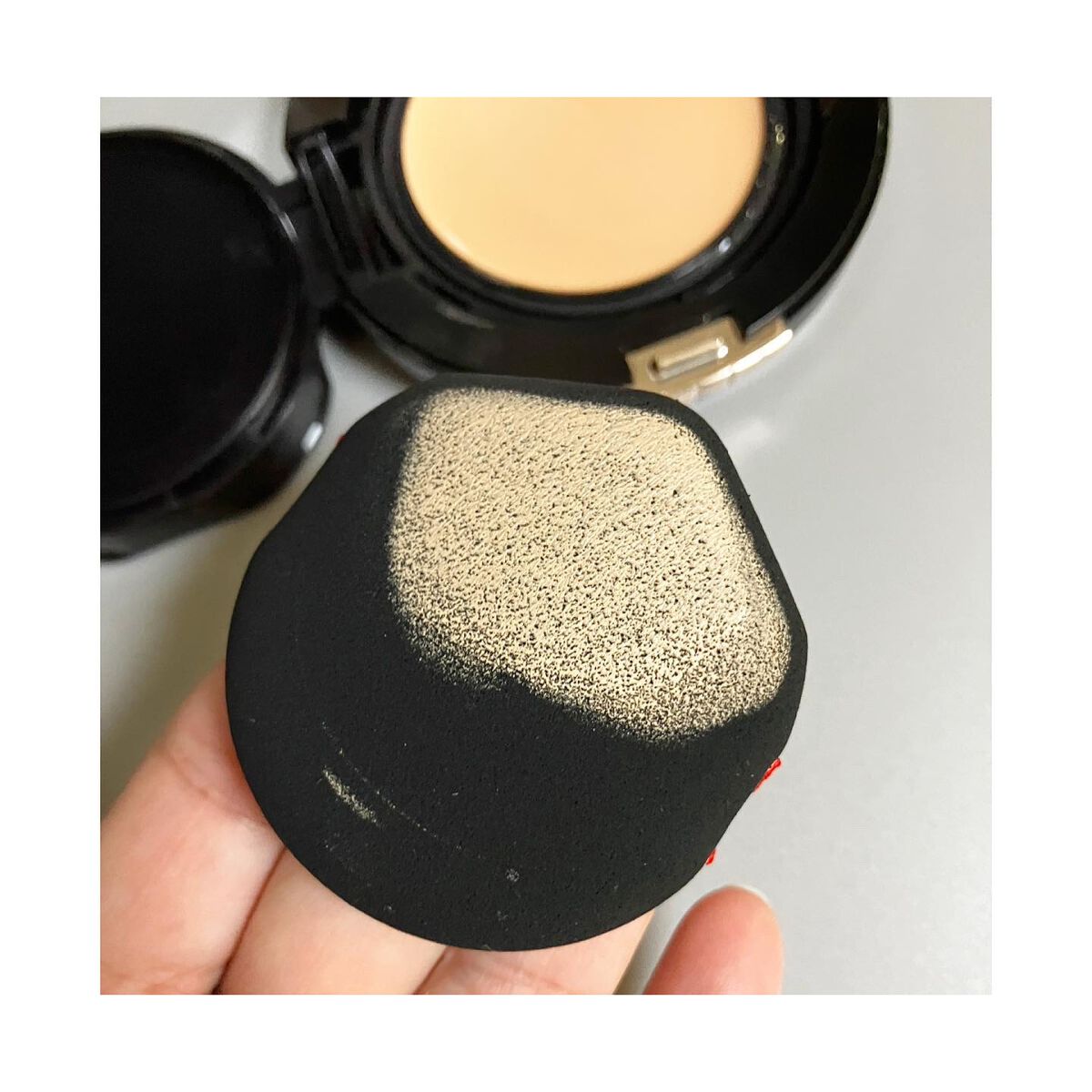 ドラマティックジェリーコンパクト/マキアージュ/クッションファンデーションを使ったクチコミ(9枚目)