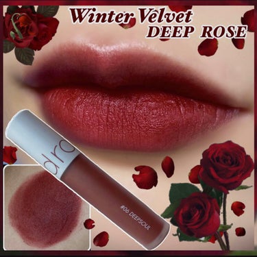 ◣深い薔薇色が美しい真冬のベルベットティント🥀◢

深い薔薇色が視線を虜にする、ふわふわマットリップ


♡
♥

rom&nd / ZERO Velvet tint  #06 DEEP SOUL

♡