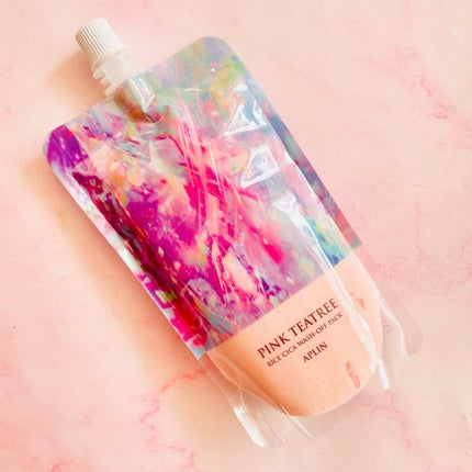 ピンクティーツリーライスシカウォッシュオフパック/APLIN/洗い流すパック・マスクを使ったクチコミ(4枚目)