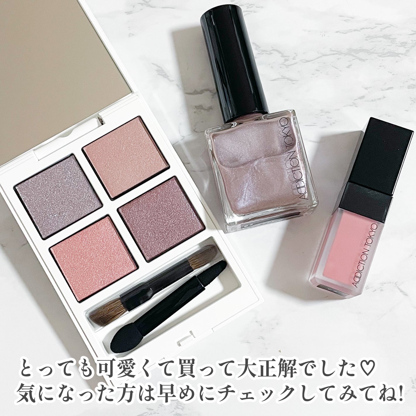 ホリデー アディクション サイレント ウィッシュⅠ/ADDICTION/メイクアップキットを使ったクチコミ(6枚目)