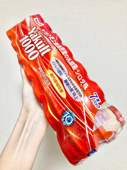 ヤクルト Yakult(ヤクルト)1000のクチコミ「ストレス緩和・睡眠の質向上効果を謳ってる!✨
もちろん腸内環境改善効果も!
♡Yakul.....」(2枚目)
