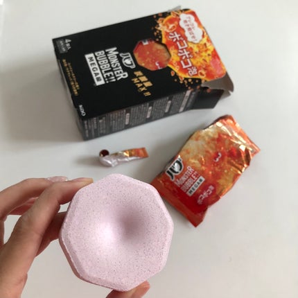 バブ モンスターバブルMEGA級 ボコボコ泡 スパイシーエナジーの香り/バブ/炭酸系入浴剤を使ったクチコミ(5枚目)