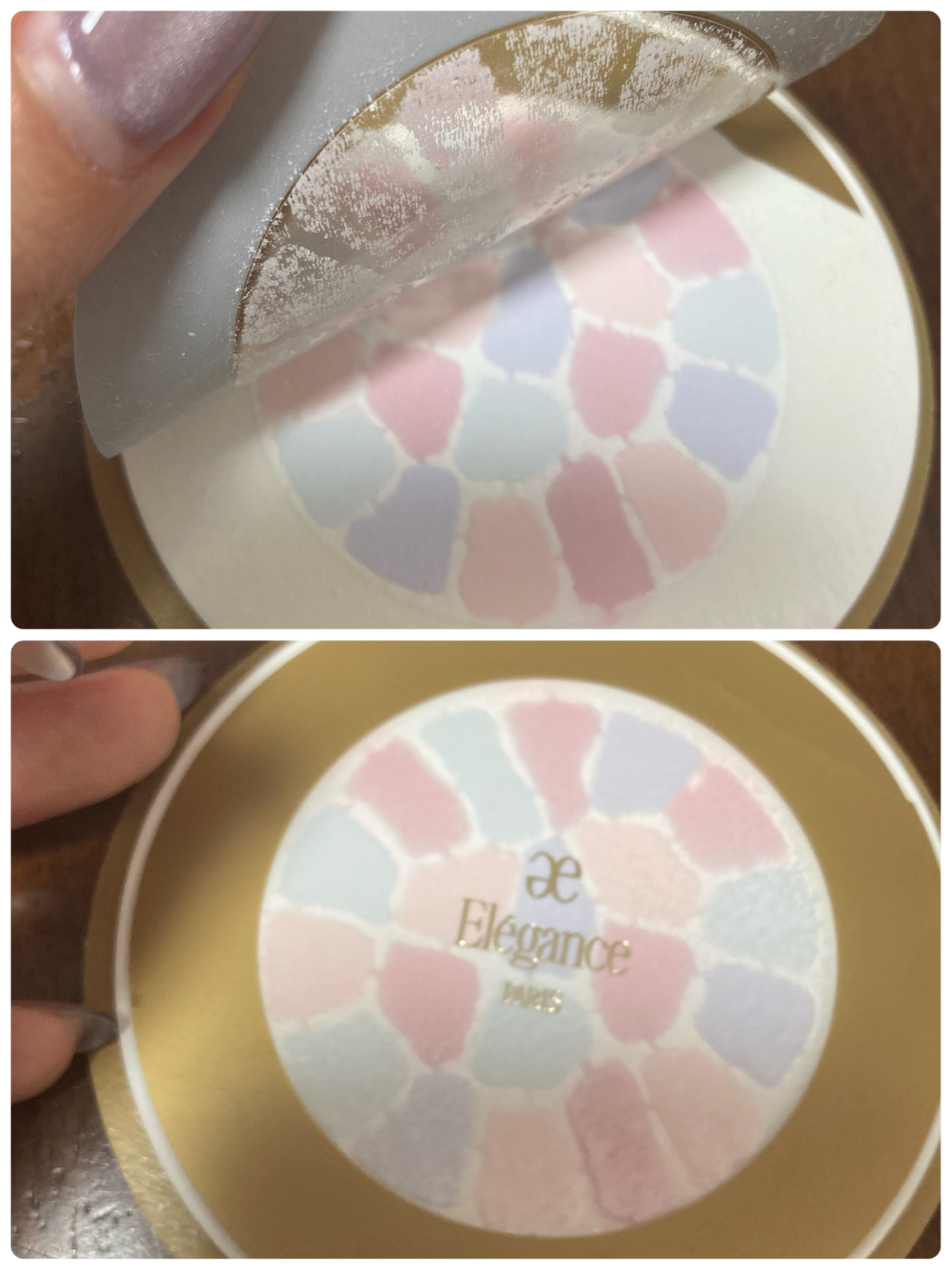 ラ プードル オートニュアンス/Elégance/プレストパウダーを使ったクチコミ（2枚目）