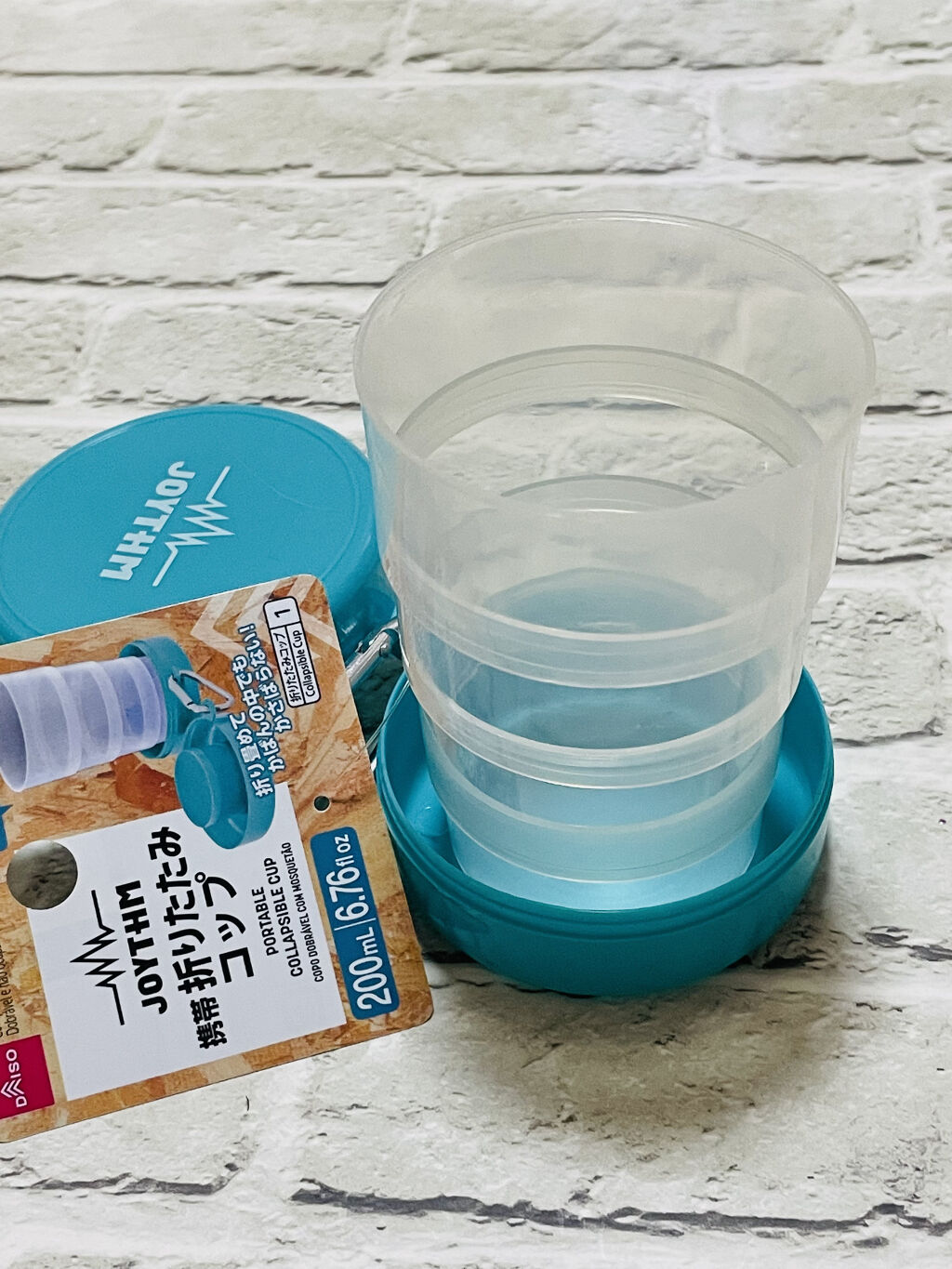 JOYTHM 携帯折りたたみコップ /DAISO/その他を使ったクチコミ（3枚目）