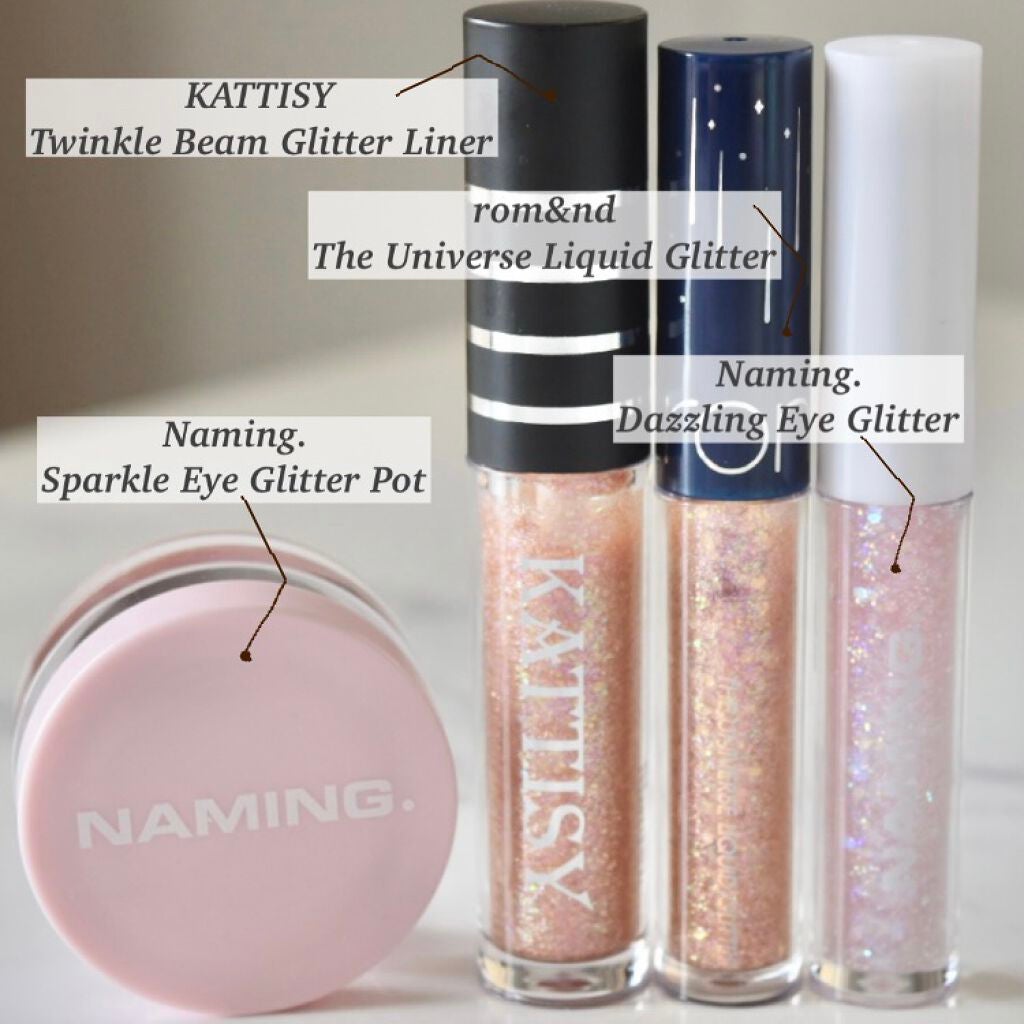 リキッド グリッター シャドウ/rom&nd/グリッターを使ったクチコミ(4枚目)