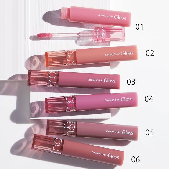 グラスティングカラーグロス/rom&nd/リップグロスを使ったクチコミ（2枚目）