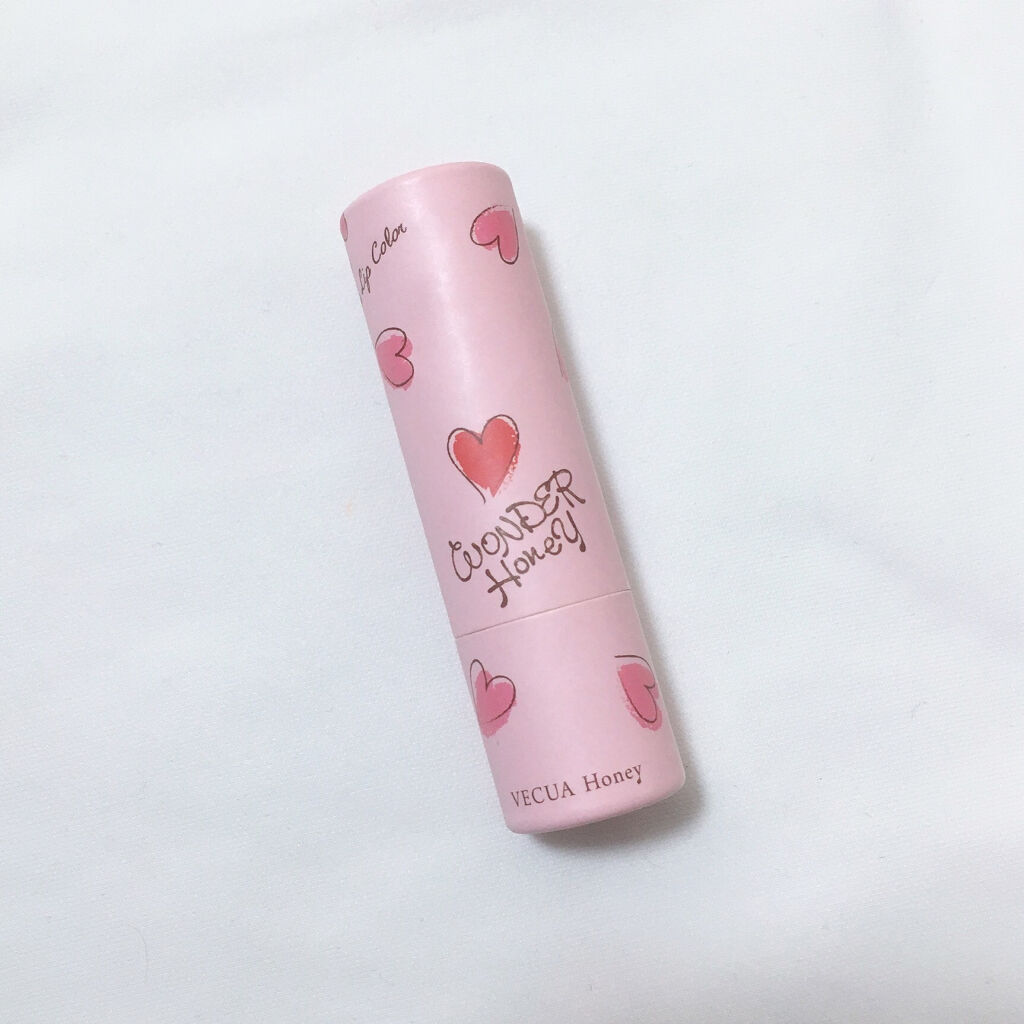 ワンダーハニー 恋するハートリップ/VECUA Honey/口紅を使ったクチコミ（3枚目）