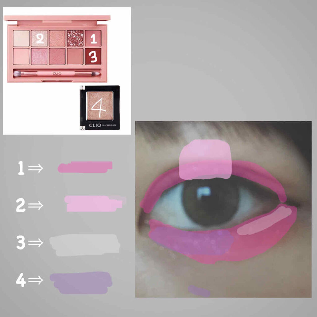 プロ シングル シャドウ/CLIO/単色アイシャドウを使ったクチコミ（2枚目）