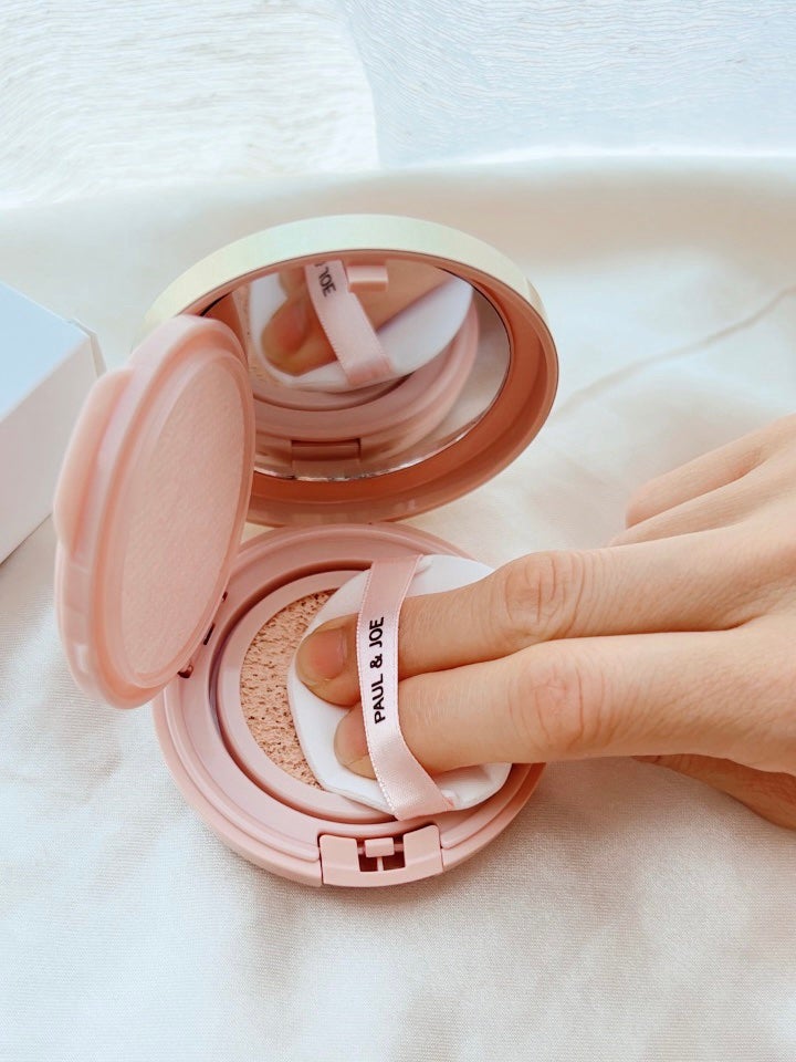 シースルー ヴェール コンパクト/PAUL & JOE BEAUTE/ファンデーションを使ったクチコミ(3枚目)