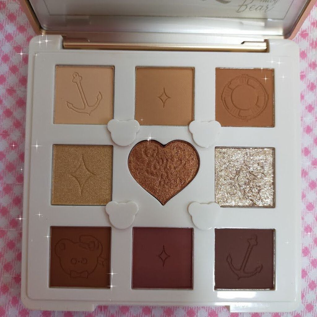 Love Bear 9色 アイシャドウパレット/FlowerKnows/アイシャドウパレットを使ったクチコミ(2枚目)