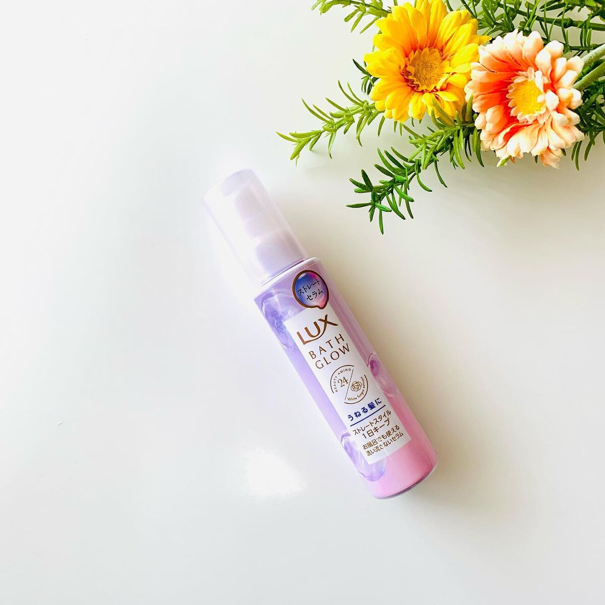 バスグロウ ストレート&シャイン シャンプー/トリートメント/LUX/市販シャンプーを使ったクチコミ(8枚目)