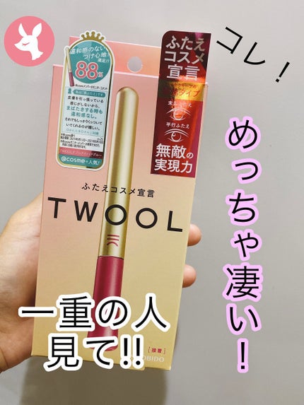 TWOOL ダブルアイリッドグルー/SHOBIDO/二重まぶた用アイテムを使ったクチコミ(1枚目)