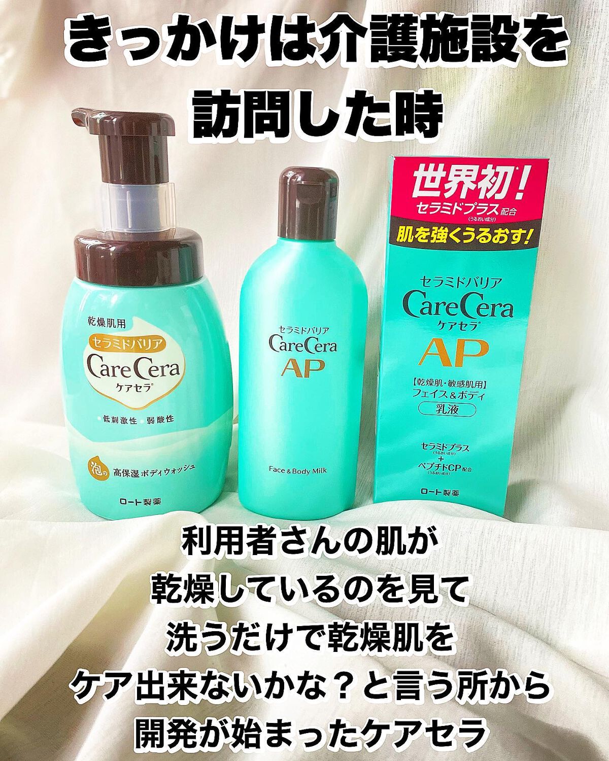 新品未使用 ケアセラ 高保湿フェイス&ボディ 乳液 大容量400ml 4