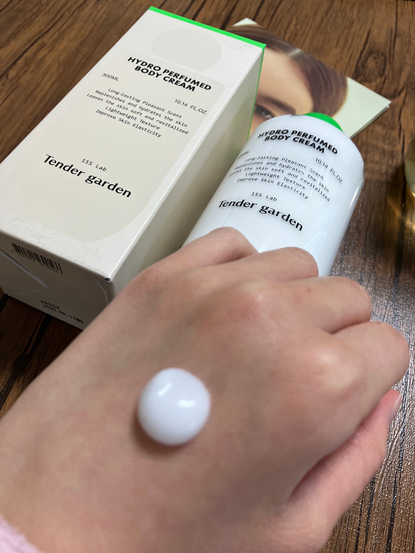 HYDRO PERFUMED BODY CREAM/Tender garden/ボディクリームを使ったクチコミ(5枚目)