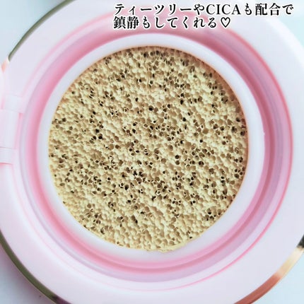 ピンクティーツリーカバークッション/APLIN/クッションファンデーションを使ったクチコミ(2枚目)