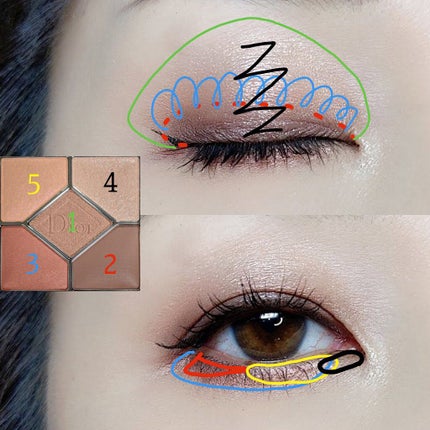 【旧】サンク クルール クチュール/Dior/アイシャドウパレットを使ったクチコミ(5枚目)