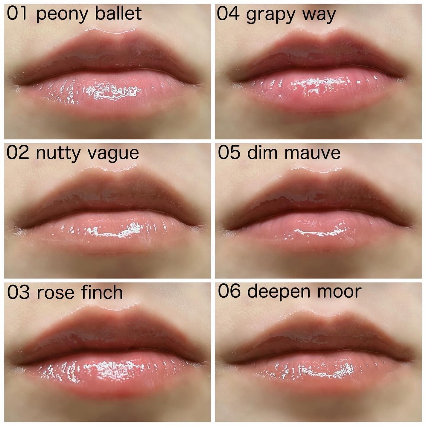 グラスティングカラーグロス/rom&nd/リップグロスを使ったクチコミ(8枚目)