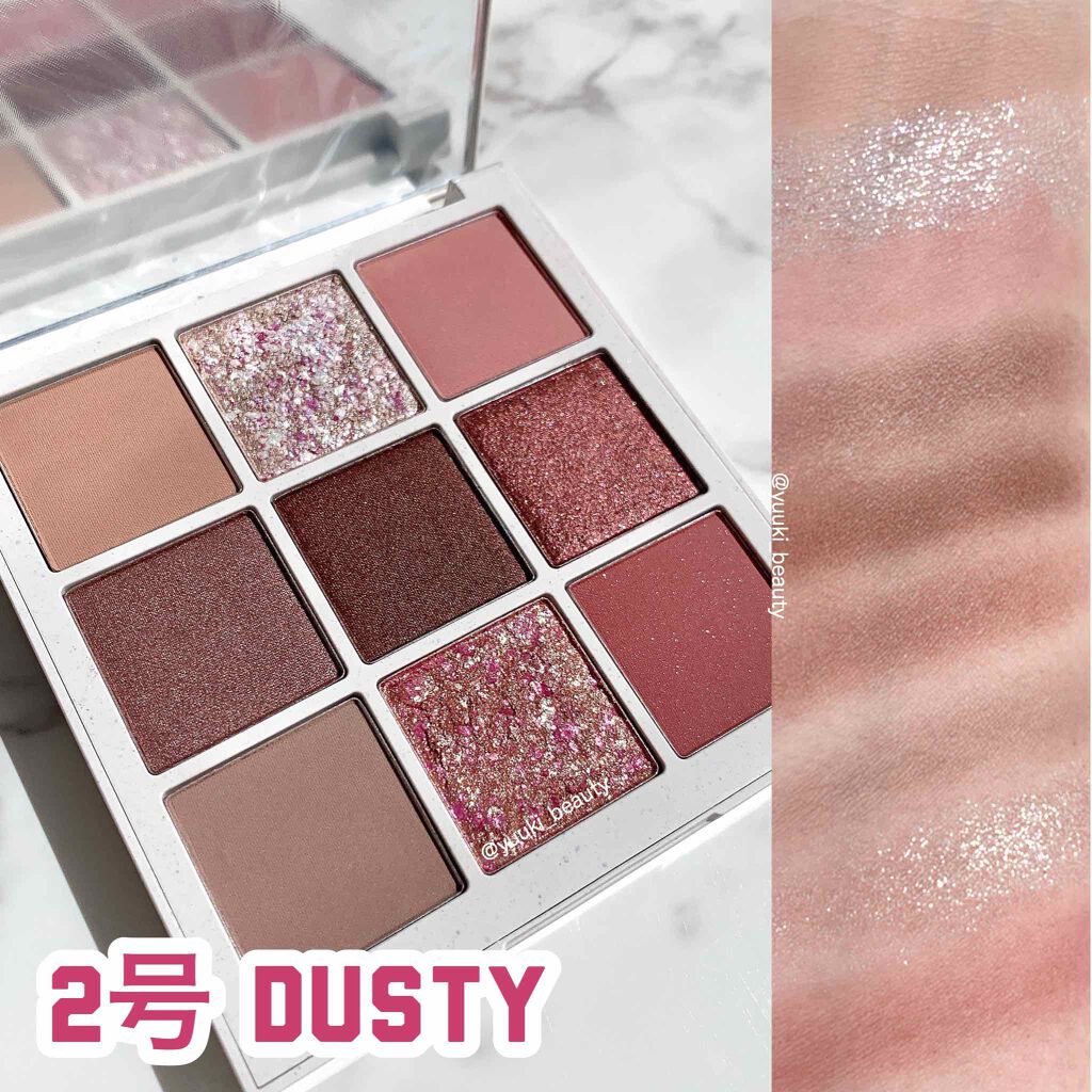 TERRAZZO Shadow palette 01/HOLIKA HOLIKA/アイシャドウパレットを使ったクチコミ（3枚目）