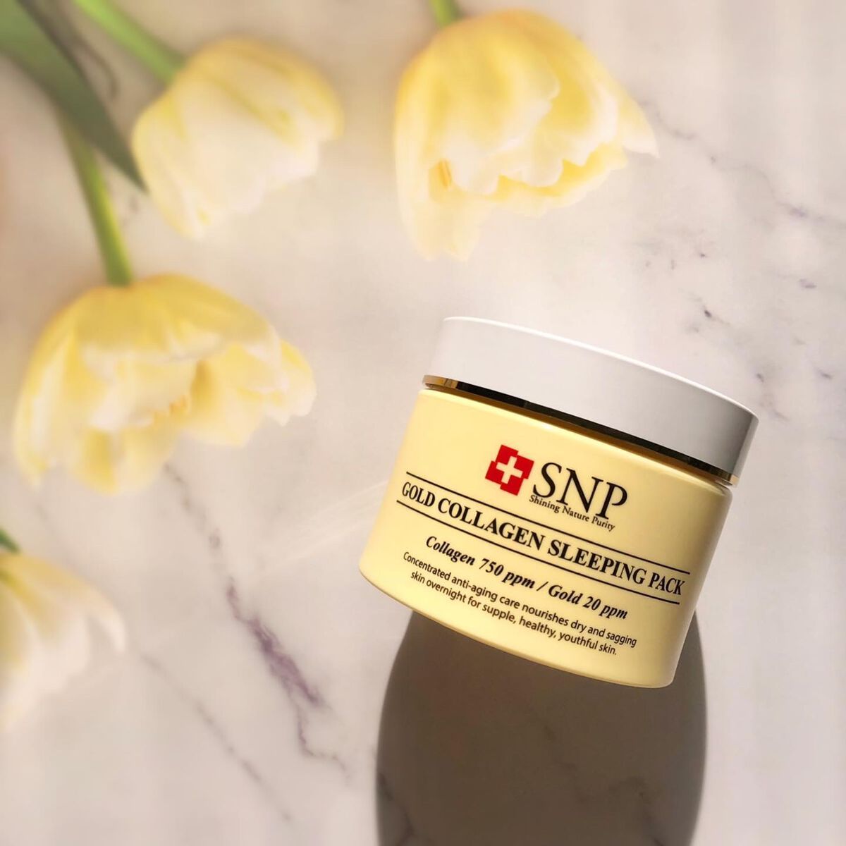 SNP ゴールド コラーゲン スリーピング パック/SNP/シートマスク・パックを使ったクチコミ（1枚目）