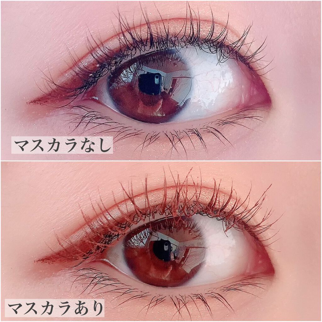 ニュアンスカラーマスカラ/BABYMEE/マスカラを使ったクチコミ（2枚目）