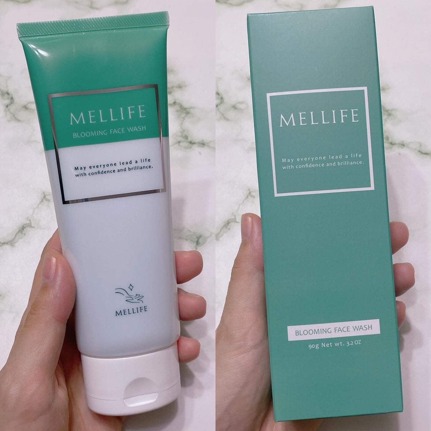 ブルーミングフェイスウォッシュ/MELLIFE/その他洗顔料を使ったクチコミ(2枚目)