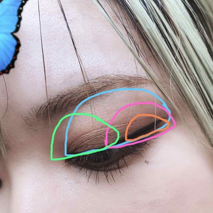 UR GLAM BLOOMING EYE COLOR PALETTE/U R GLAM/アイシャドウパレットを使ったクチコミ(3枚目)