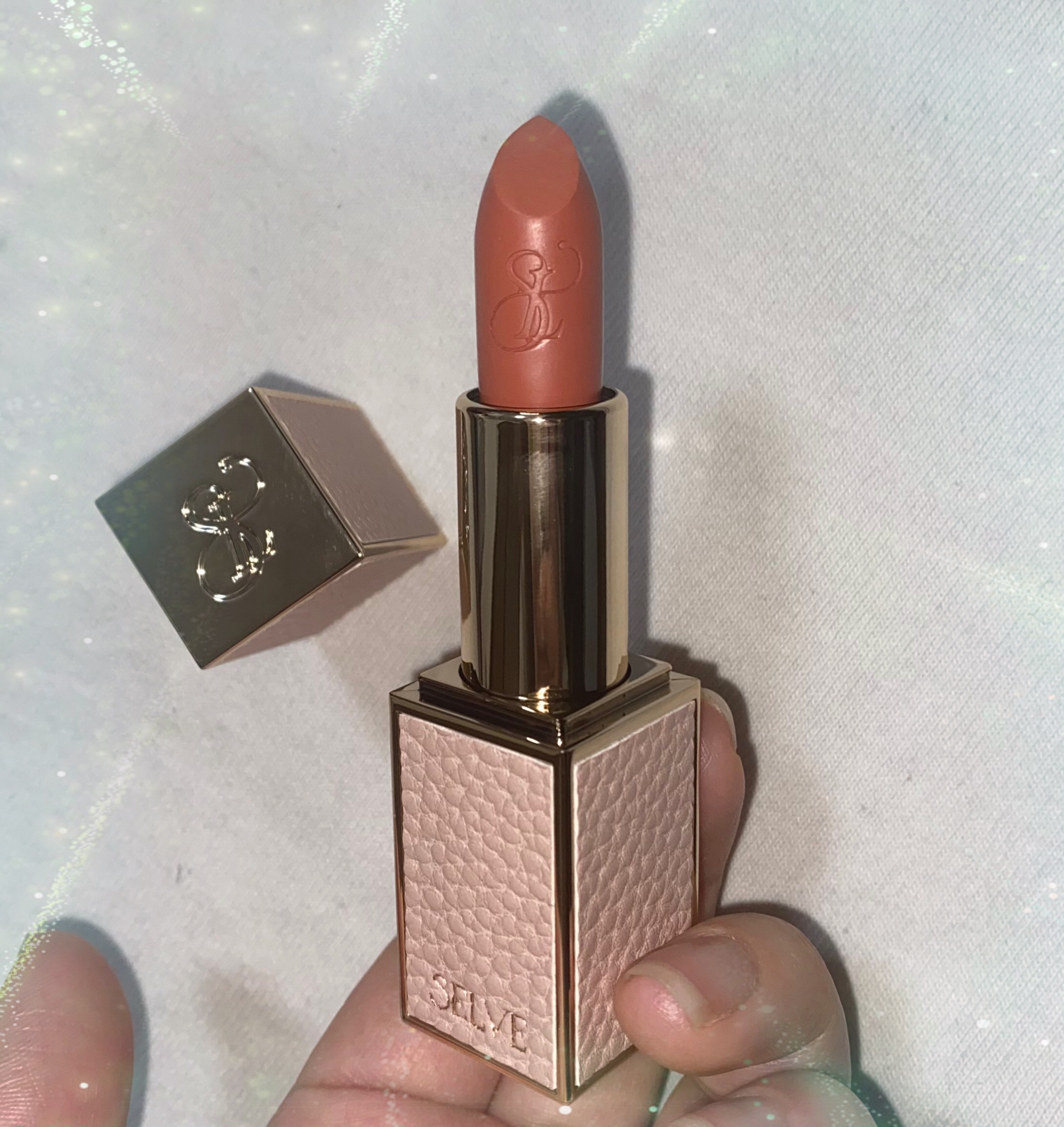 メルティングフィルムリップ 03 アプリコットサン/SELVE/口紅を使ったクチコミ（2枚目）