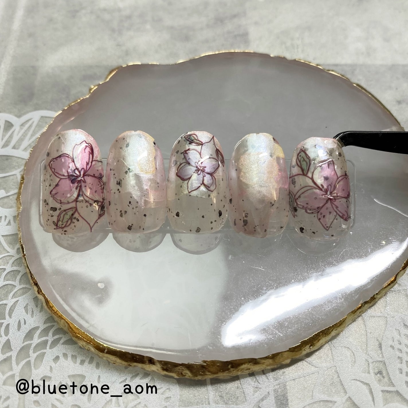 ネイルシール/SHEIN/ネイルシールを使ったクチコミ(3枚目)