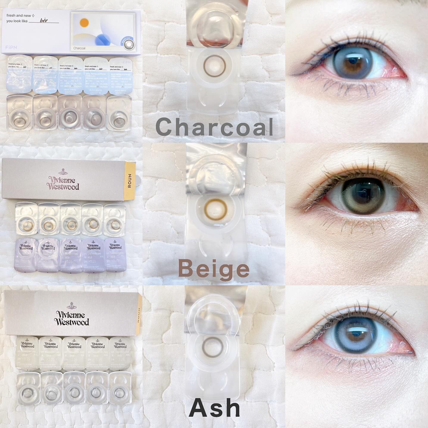 BIV VENTI/myfipn/ワンデー（１DAY）カラコンを使ったクチコミ（1枚目）