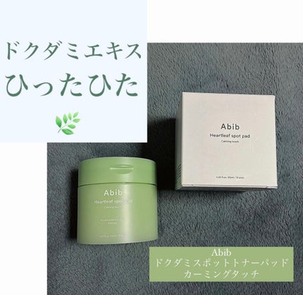 ドクダミカーミングタッチスポットパッド/Abib /トナーパッドを使ったクチコミ(1枚目)
